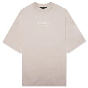 Fear of God Essentials Core Tee in Silver Cloud - Size Small, Brand New with Tag